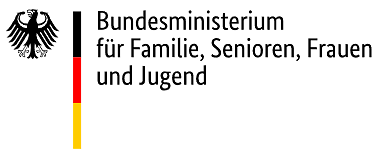 Logo vom Bundesministerium für Familie, Senioren, Frauen und Jugend