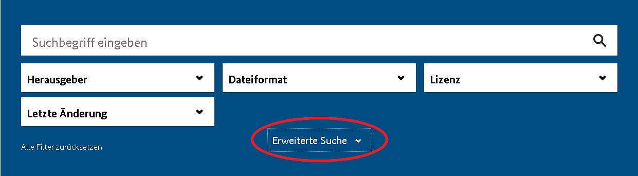 Die Suche auf daten.bmfsfj.de